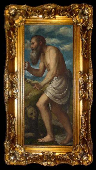 framed  Girolamo Romanino Saint Jerome, ta009-2